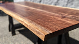 Live Edge Bookmatched Black Walnut Dining Table
