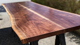 Live Edge Bookmatched Black Walnut Dining Table