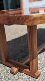 Live Edge Bookmatched Black Walnut Coffee Table