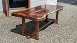Live Edge Bookmatched Black Walnut Coffee Table