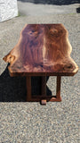 Live Edge Bookmatched Black Walnut Coffee Table