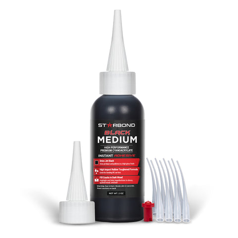 Starbond Black Medium - Super Glue 2oz