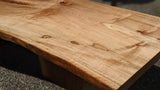 Live Edge Maple Coffee Table or Bench