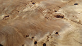 Live Edge Mappa Burl Dining Table & Bench