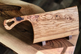 Live Edge Butcher Knife Charcuterie Board