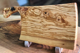 Live Edge Butcher Knife Charcuterie Board