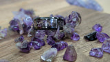 The Black Ceramic Amethyst Ring