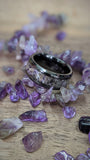 The Black Ceramic Amethyst Ring