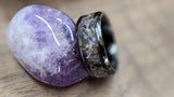 The Black Ceramic Amethyst Ring