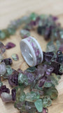 The White Ceramic Fluorite Ring