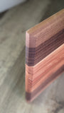 Walnut with Cherry & Maple Slash - Hardwood Cutting Board