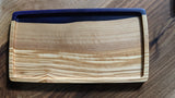 Rectangle Olive Wood Tray with Purple Epoxy