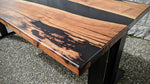 Black Walnut Epoxy River Desk