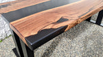 Black Walnut Epoxy River Desk