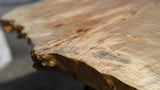 Live Edge Mappa Burl Dining Table & Bench