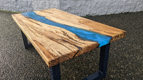 Spalted Maple Epoxy River Table