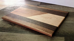 Walnut with Cherry & Maple Slash - Hardwood Cutting Board