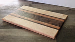 Maple with Walnut & Cherry Stripe - Hardwood Cutting Board
